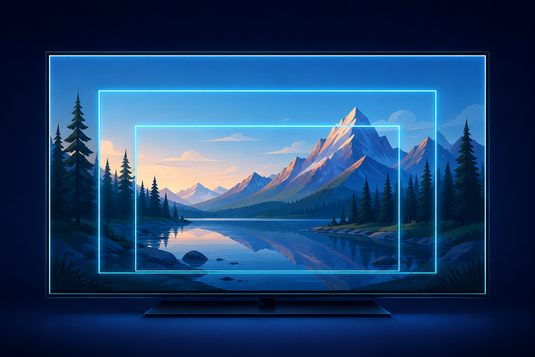4K 與 8K 解析度比較示意圖 (4K versus 8K resolution comparison diagram)